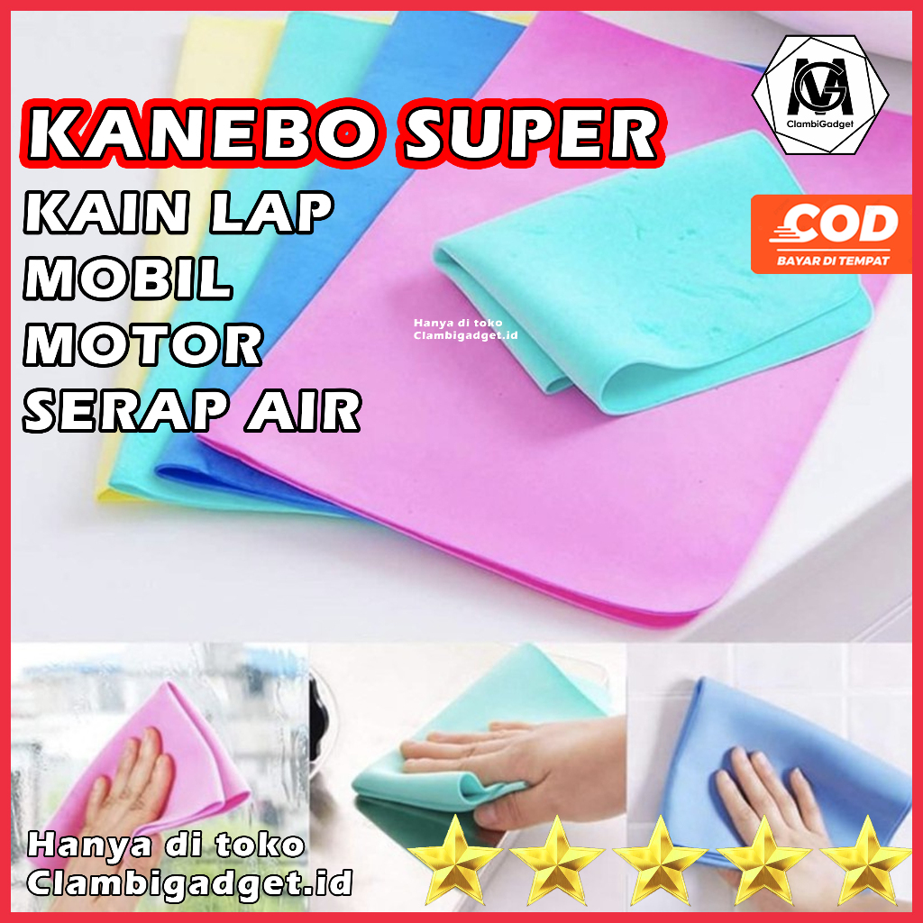 Kanebo Motor Kanebo Mobil 30 x 21 Cm Kanebo Tebal Daya Serap Tinggi Kanebo Chamois Magic Lap Kanebo 