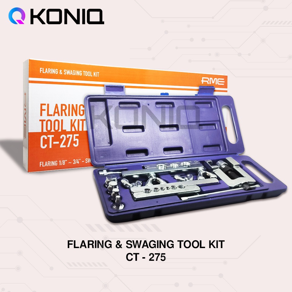 Flaring Dan Swaging Tool Tanpa Cutter Untuk Pipa Rem Mobil