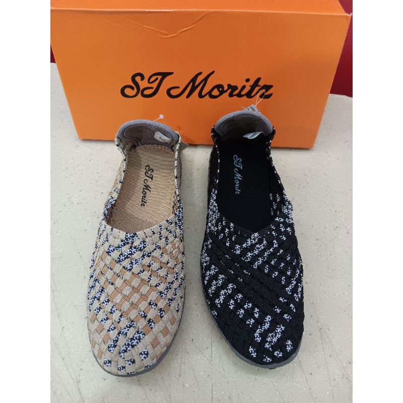 St.Moritz sepatu slipon rajut wanita dewasa