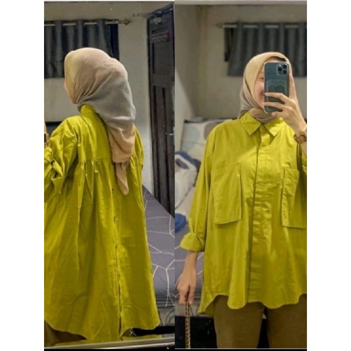 alena id I POCKET BAJU WANITA BAJU KEMEJA CEWEK TERBARU KEKINIAN VIRAL BAJU KEMEJA WANITA VIRAL KEKI