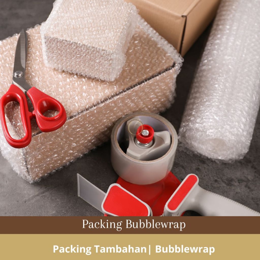 

+ Packing Bubblewrap Tambahan Packing Wrapping Plastic
