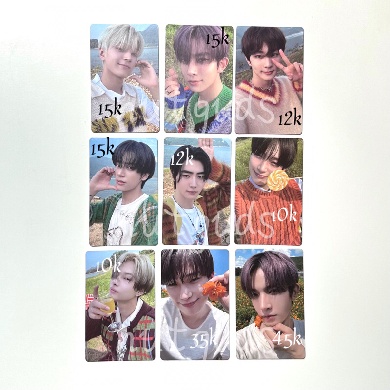 PC PHOTOCARD JUNGWON HEESEUNG JAY JAKE SUNGHOON SUNOO NI-KI RPC ORANGE BLOOD WEVERSE WV VER
