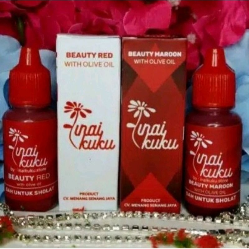 Inai Kuku Pewarna Kuku Halal Beauty Red