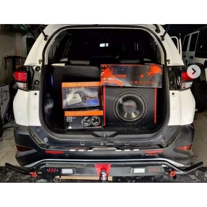 paket audio mobil merk embassy plus kabel set audio mobil