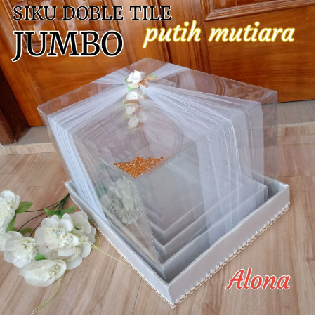 

BOX KOTAK SESERAHAN HANTARAN PERNIKAHAN MIKA TILE 1 SET ISI 4 PCS