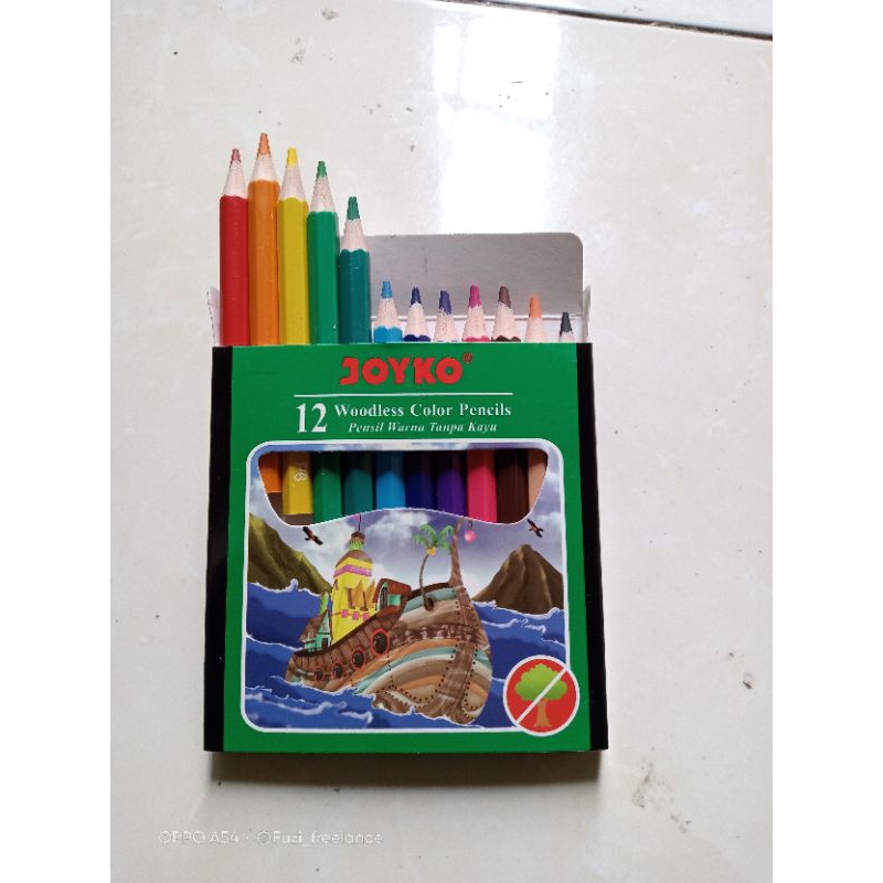 

12 pensil warna JOYKO CP_107 [1 pack isi 12 warna pensil]