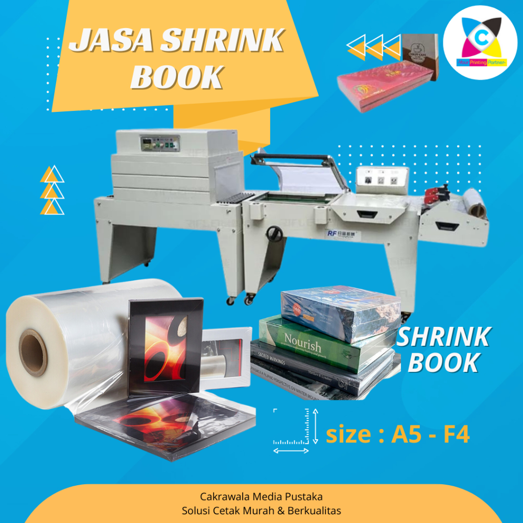 

JASA Shrink Wrap Buku / Segel Plastik Buku