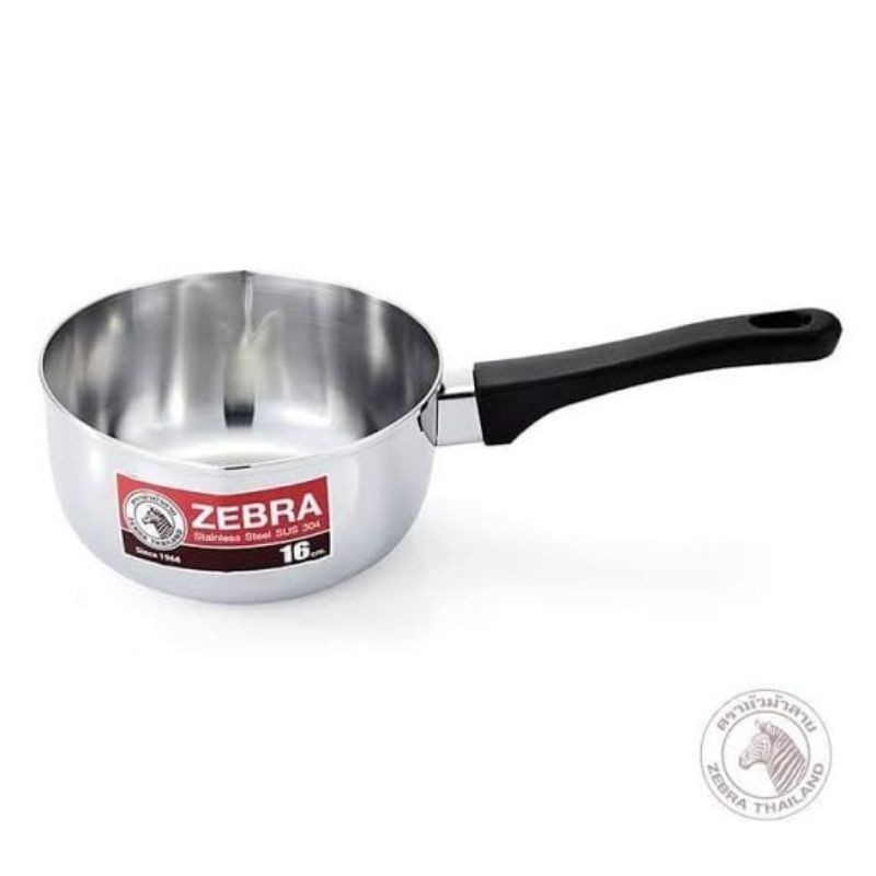 Panci Susu Stainless / Panci Saus / Panci Masak / Panci Zebra / Panci Mie / Sauce Pan Zebra 16cm 166