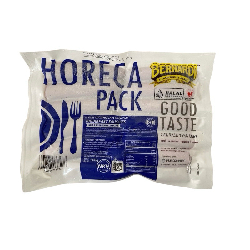 

Sosis Sapi Horeca Bernardi 500gr