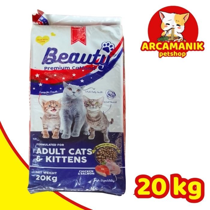 BEAUTY CAT FOOD 20KG khusus GOJEK / GRAB