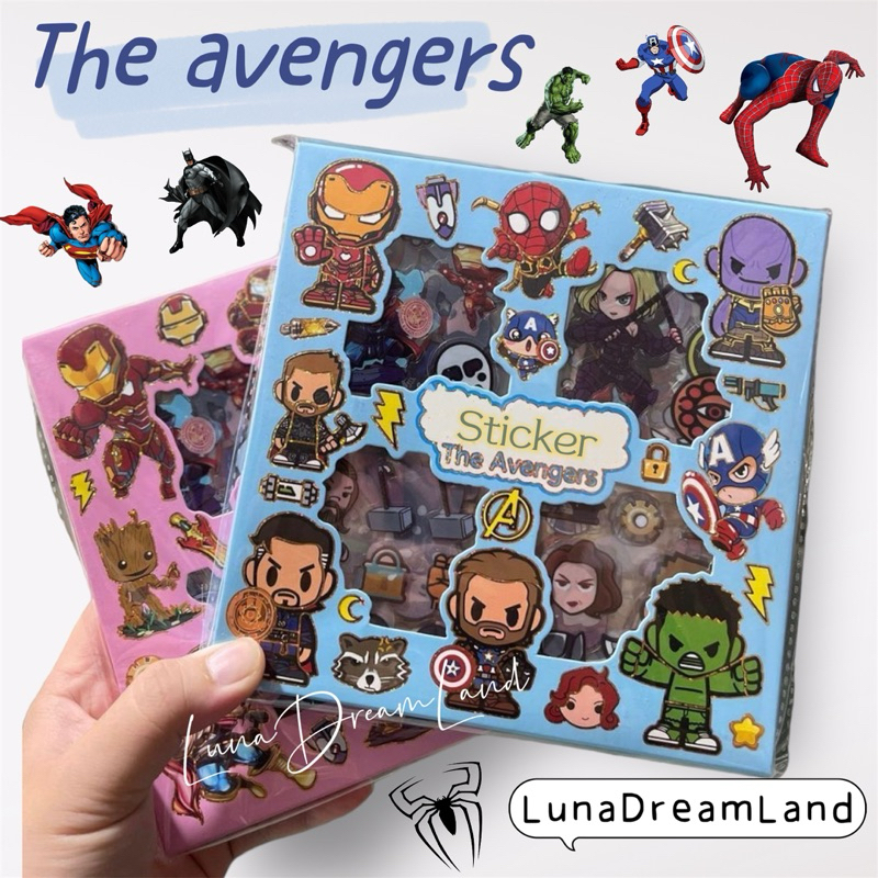 

Sticker The Avengers Superhero 100 Lembar