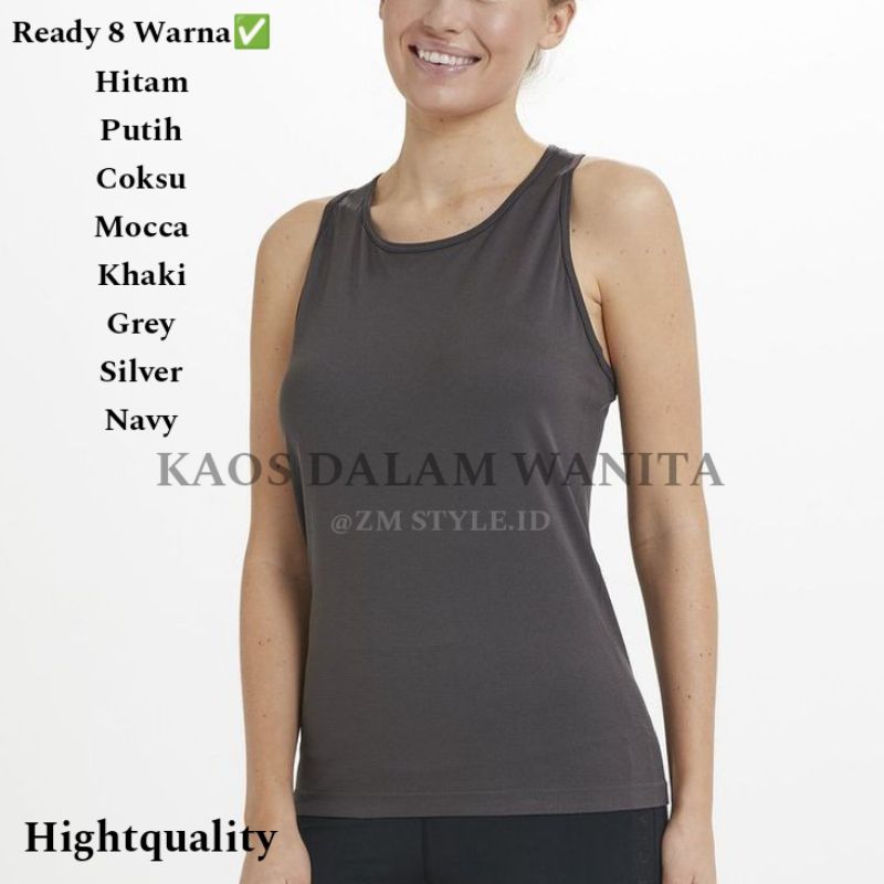 SINGLET WANITA M-L-XL | TANKTOP WANITA TALI LEBAR | SINGLET WANITA PREMIUM