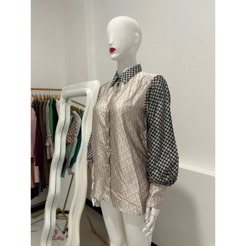 VANILA HIJAB MONO SHIRT khaki