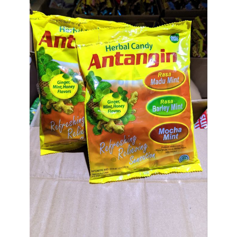 

permen antangin herbal 1pak isi 50 butir. netto 190gr