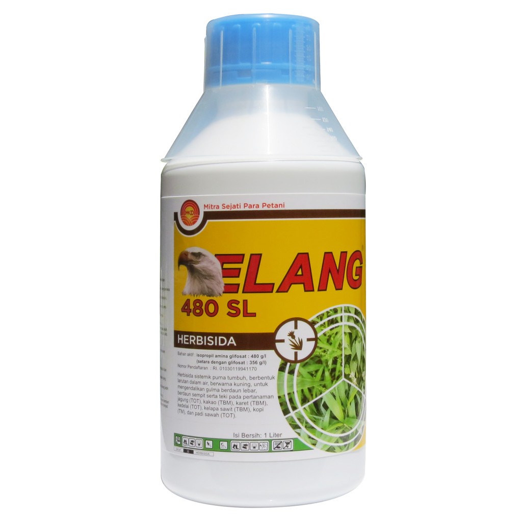 Elang 480SL 4 liter Herbisida glifosat sistemik racun rumput