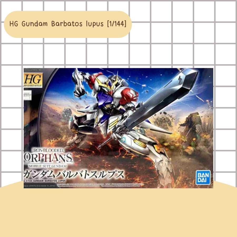 1/144 Hg Gundam Barbatos Lupus Iron Blood Orphan series (ori Bandai)