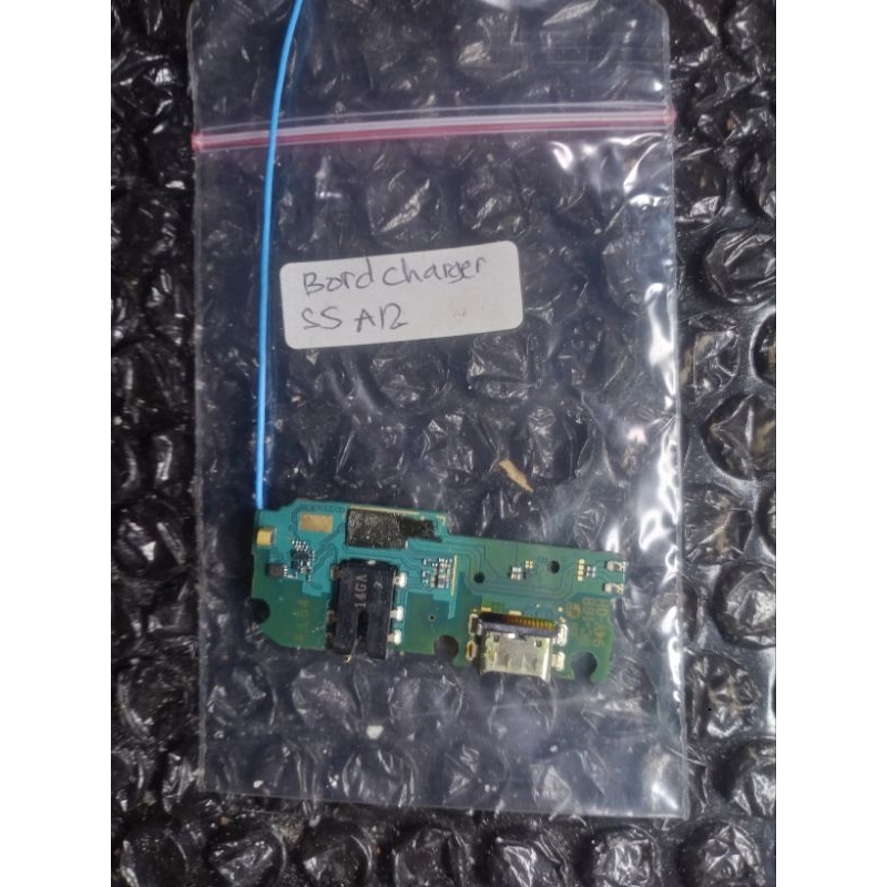 Papan charger + kabel antena samsung A12 cabutan original