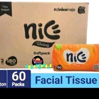 TISSUE NICE 180 SHEET ( 1 KARTON )