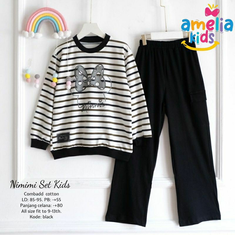 namami set kids / setela  anak perempuan produksi amelia kids fashion