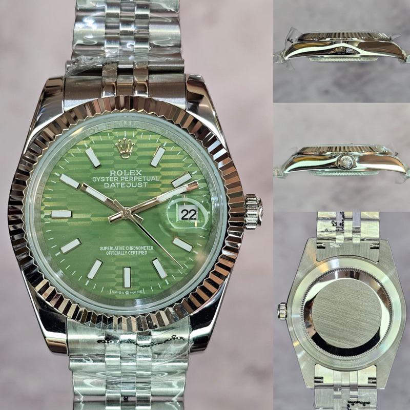 jam tangan pria automatic rlx Datejust 40MM rantai stainless jam tangan pria sporty casual