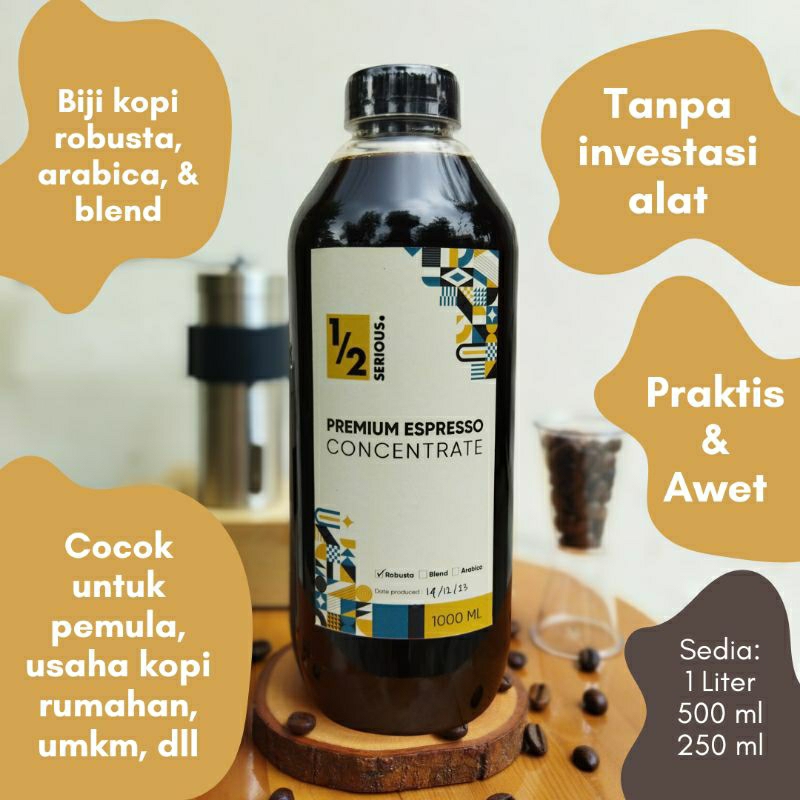 

Forcysn Espresso Concentrated Coffee 500 Ml House Blend Robusta Arabica