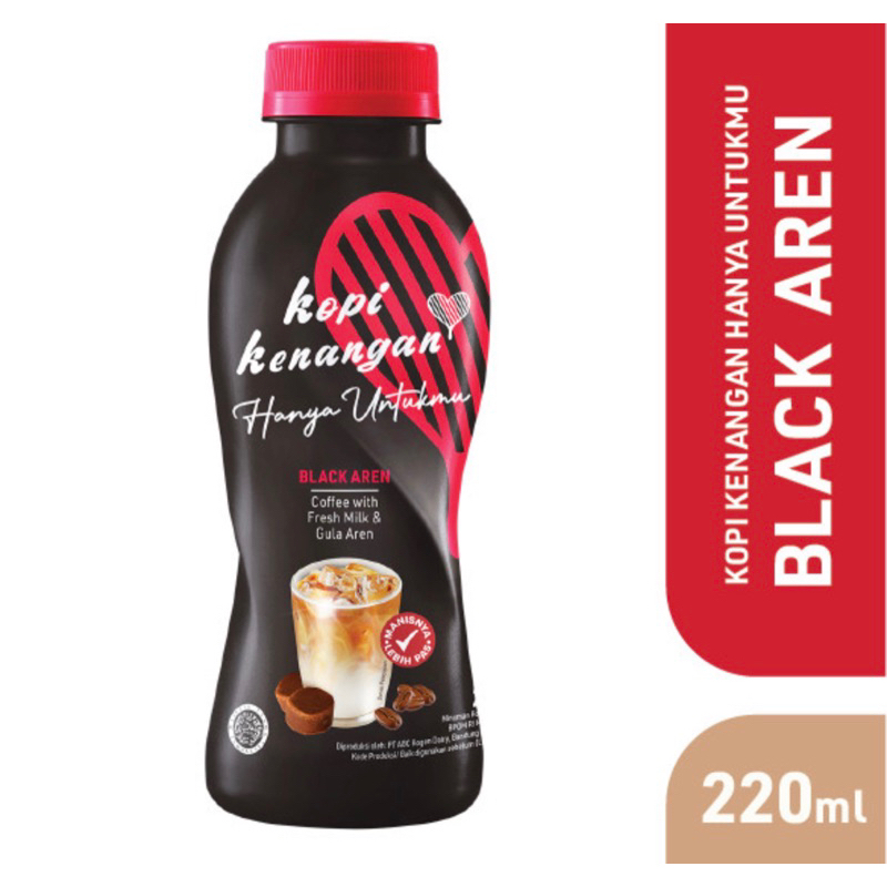 

Kopi Kenangan Black Aren Kopi Kemasan 220 mL