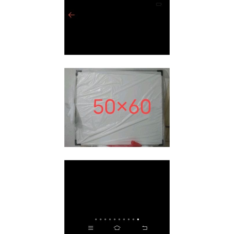 

PAPAN TULIS WHITEBOARD DINDING UKURAN 50×60