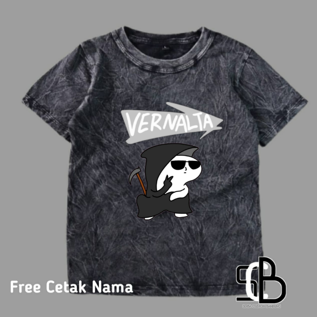 Kaos Atasan Anak Vernalta Washed Premium