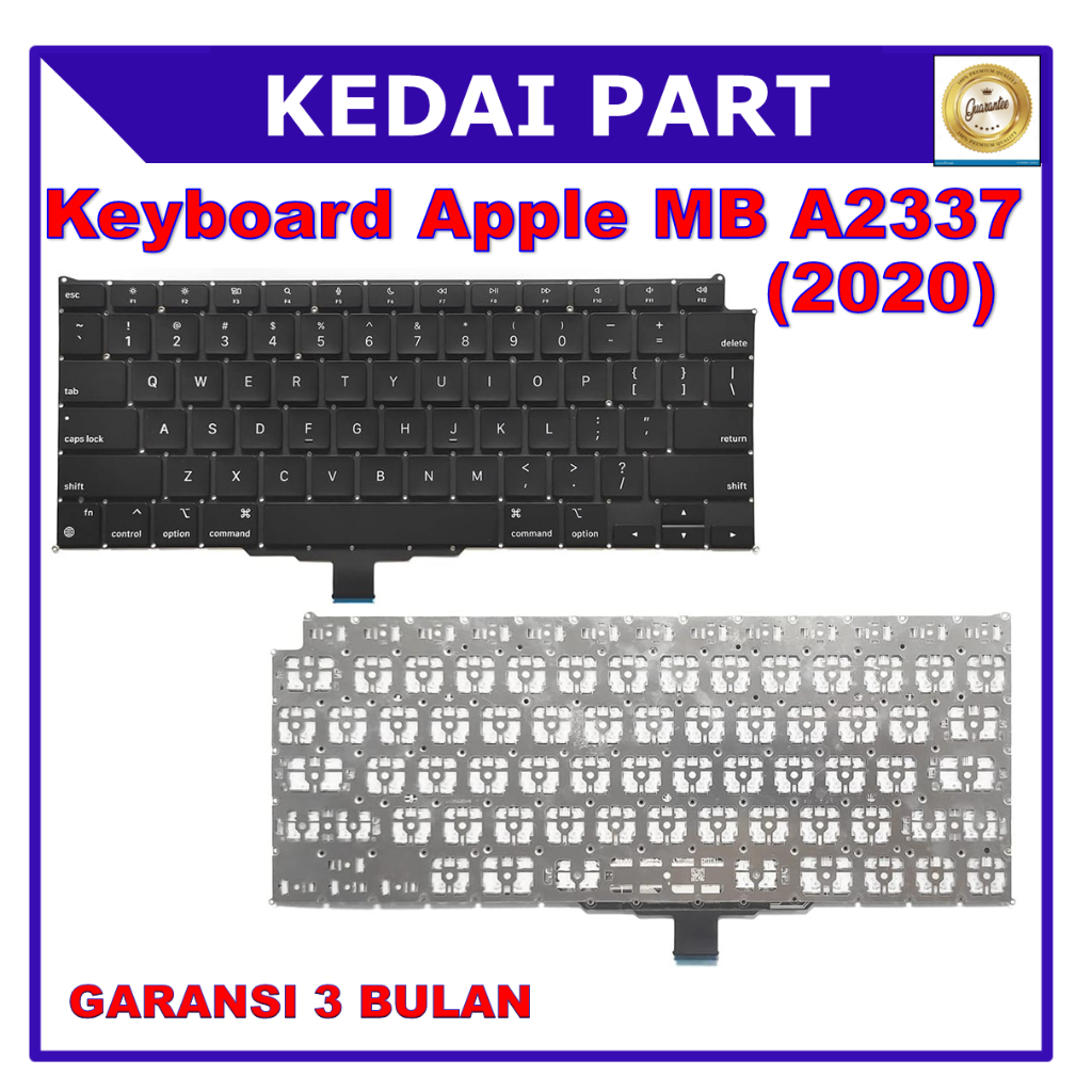 Keyboard Apple Macbook Air 13 Inch A2337 M1 (2020) US Black