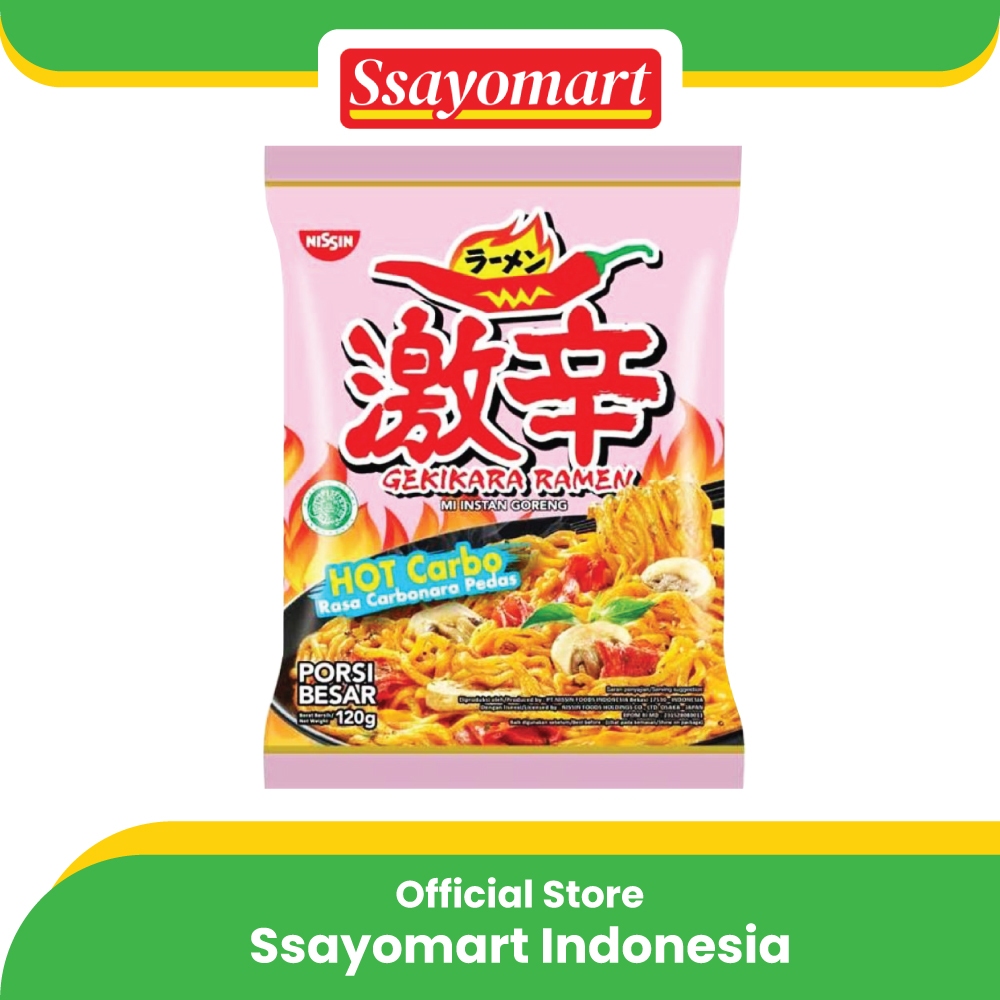 

Nissin Mie Goreng Gekikara Ramen Hot Carbo 120G