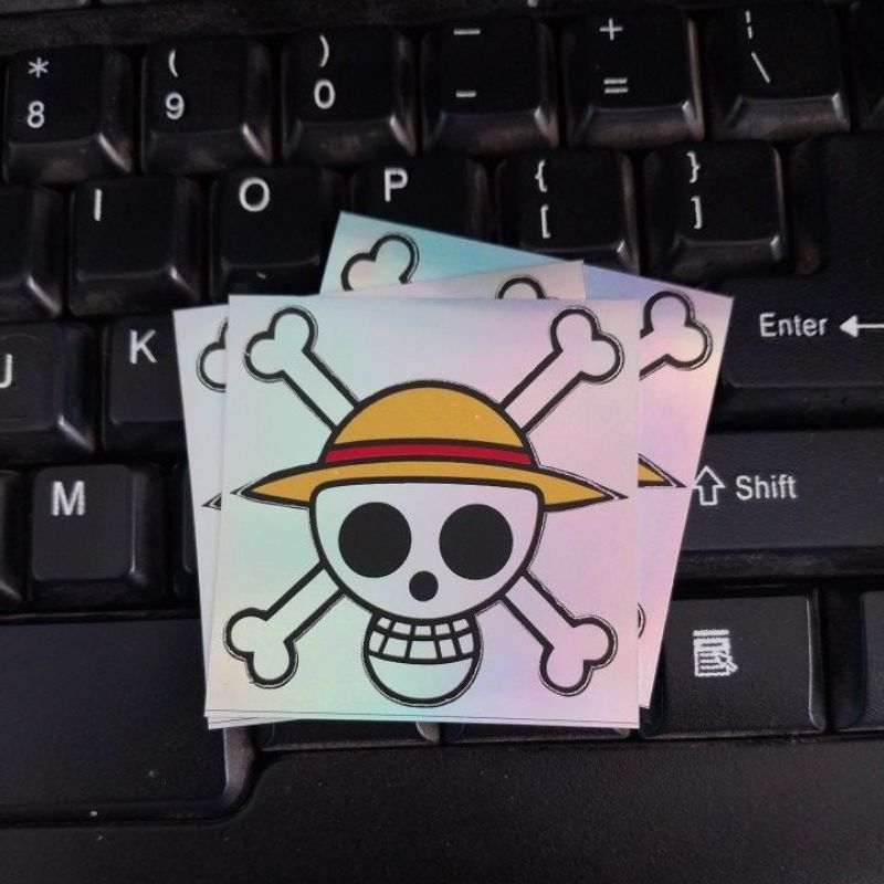 

stiker hologram onepiece