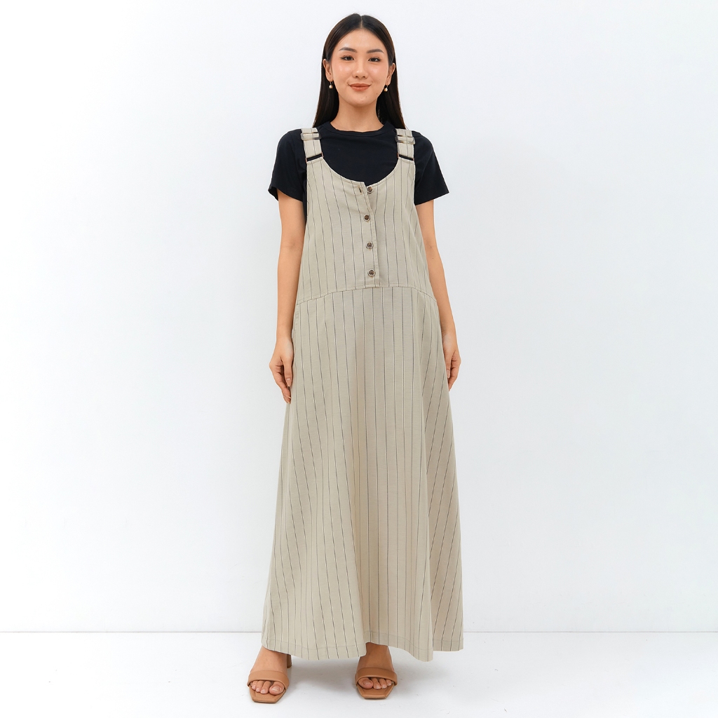 C2 Trebic Khaki Overall Wanita