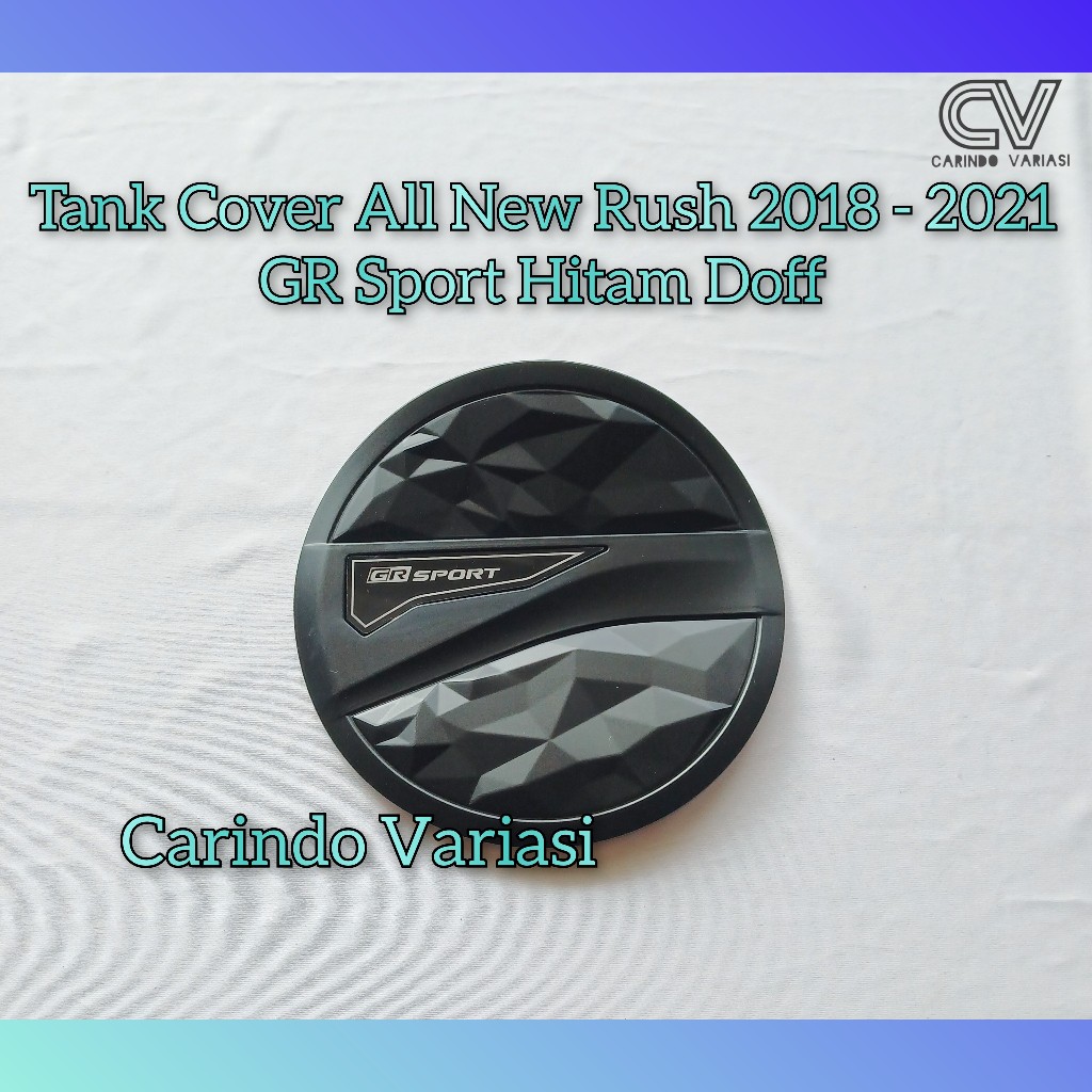 Tutup Bensin Tank Cover Mobil All New Rush 2018 - 2021 GR Sport Hitam Doff