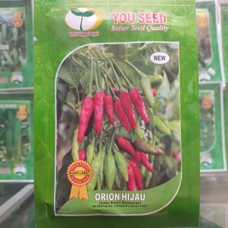 YOU SEED - CABAI RAWIT ORION HIJAU 10 G