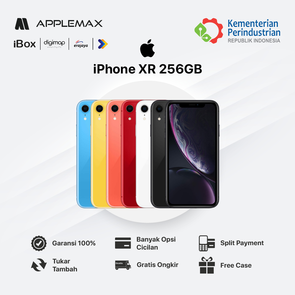 iPhone XR 256GB Fullset Second Original all operator - bisa Cicilan Mahasiswa