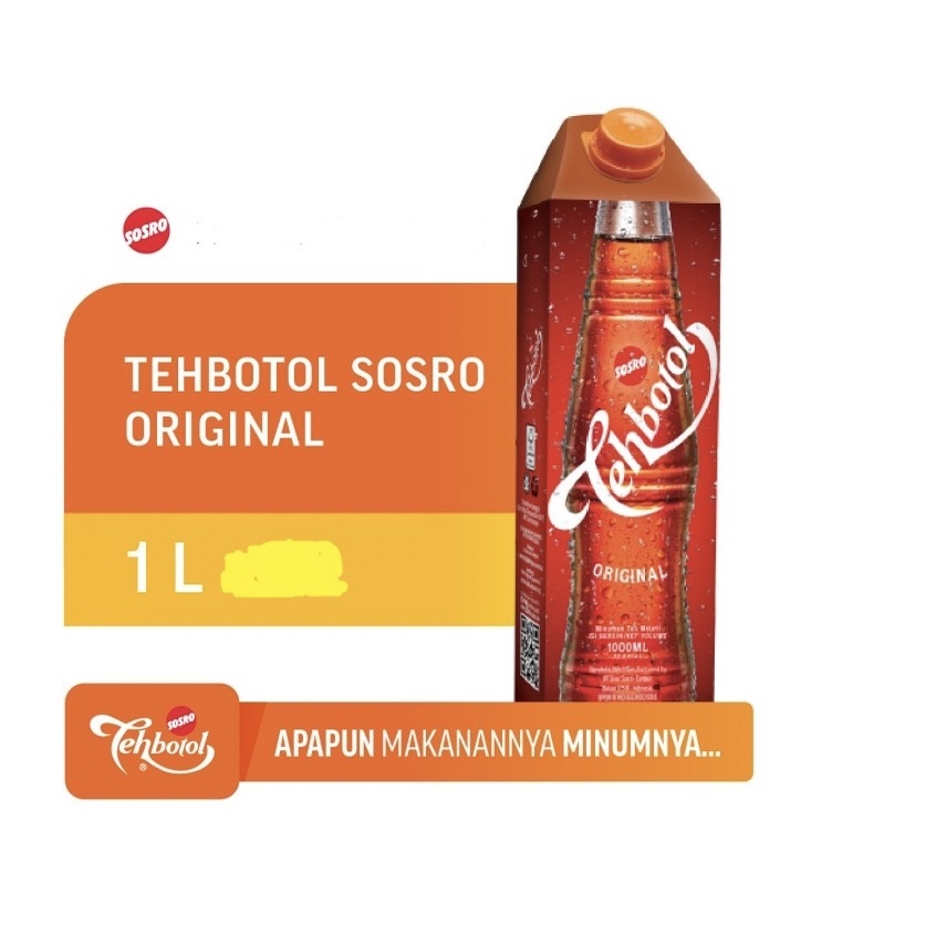 

Teh Botol Kotak Sosro 1 Liter (1000ml )