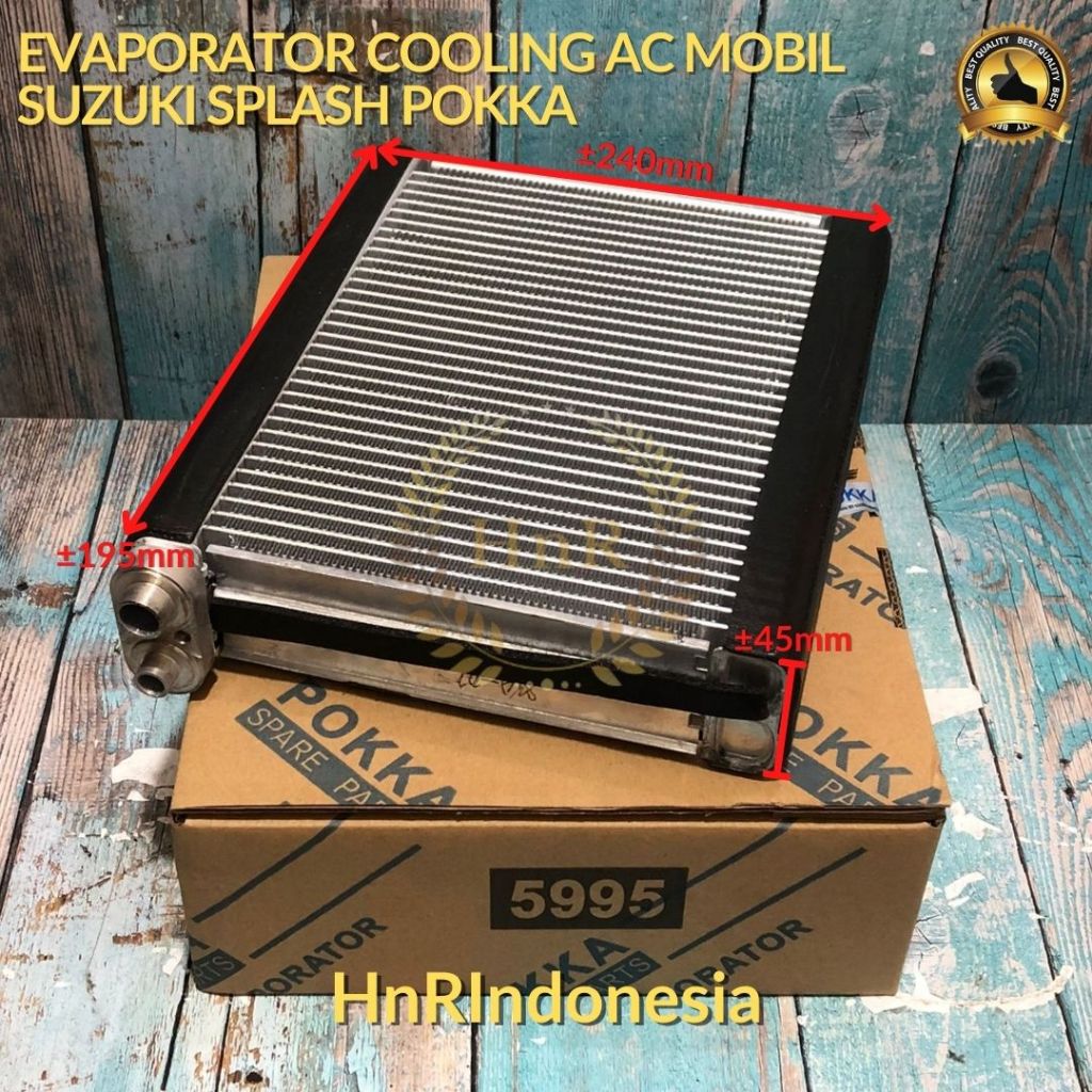 Evaporator Cooling AC Mobil Suzuki Splash PREMIUM QUALITY