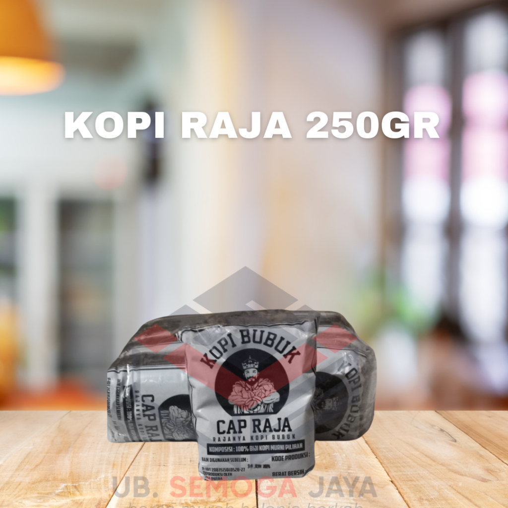 

Kopi Hitam Bubuk Cap Raja Berat 250gram