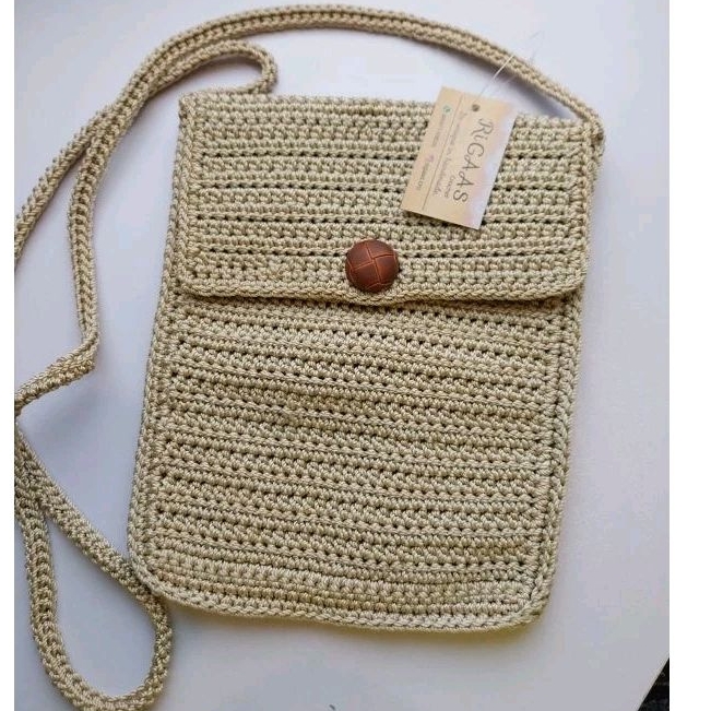 Tas Rajut Selempang Basic Simple Lucu Unik