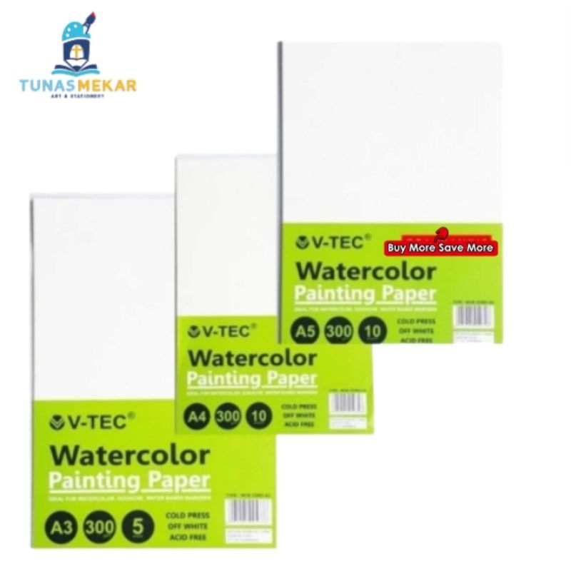 

V-Tec Watercolor Paper 300GSM
