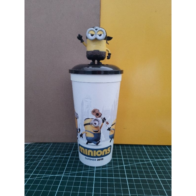 Gelas Tumbler 21 XXI Cafe Topper Figure Minions Pirate