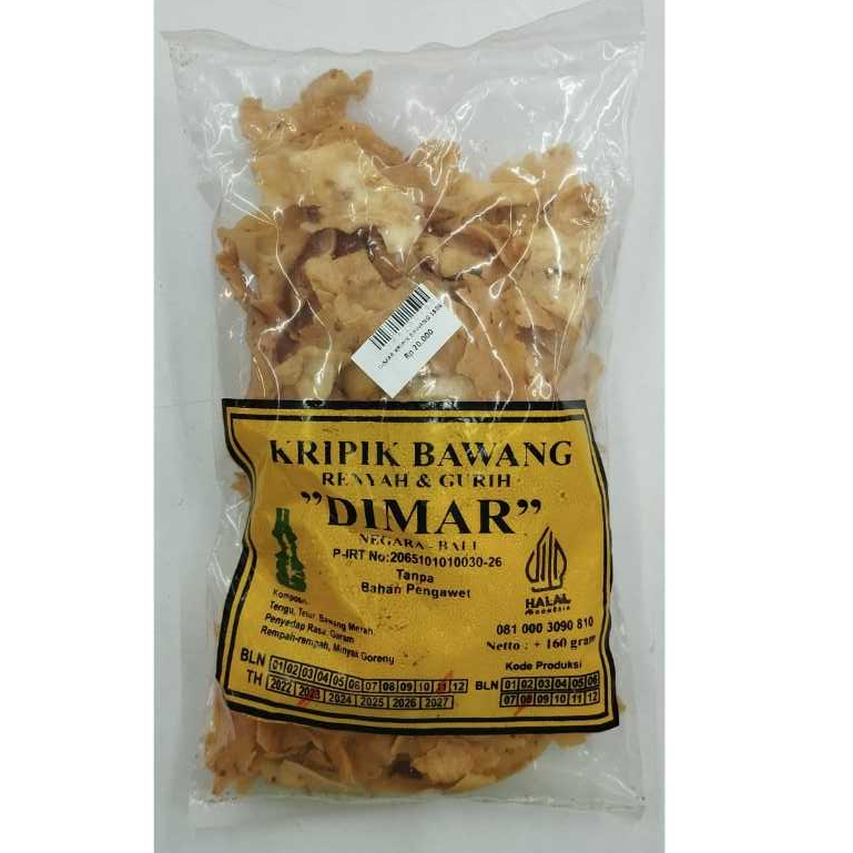 DIMAR KERIPIK BAWANG 160GR