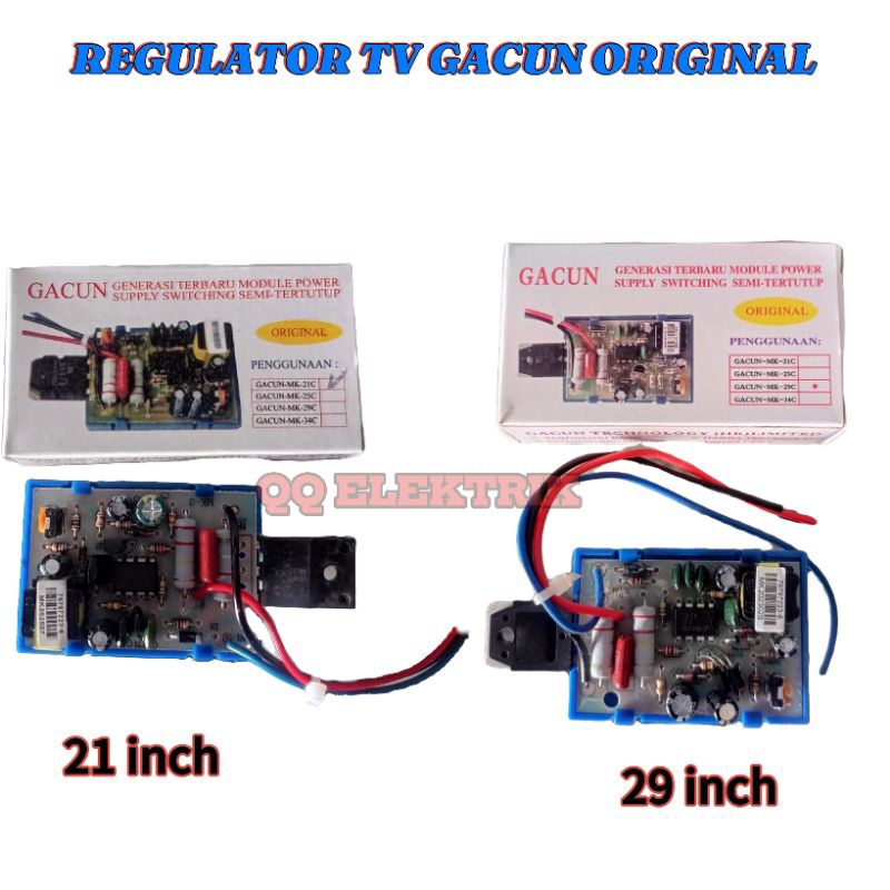Regulator TV Gacun original gacun 21" / 29"