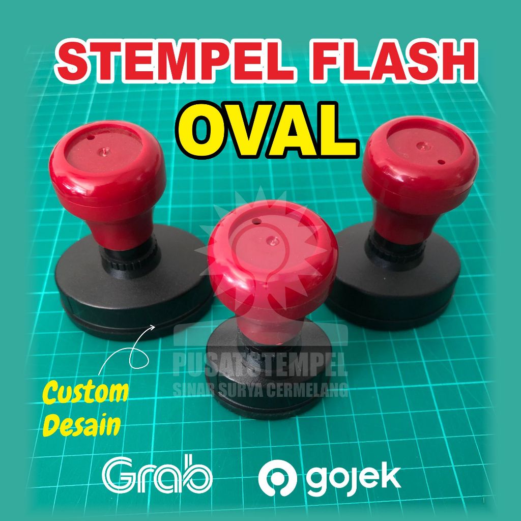 

STEMPEL FLASH OVAL 2CM 3CM 4CM CUSTOM DESAIN