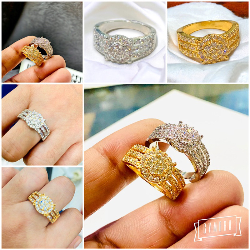 Cincin permata //cincin wanita //perhiasan wanita//cincin