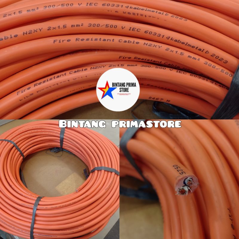 Kabel FRC 2x1.5mm / Kabel Tahan Panas 2x1.5mm
