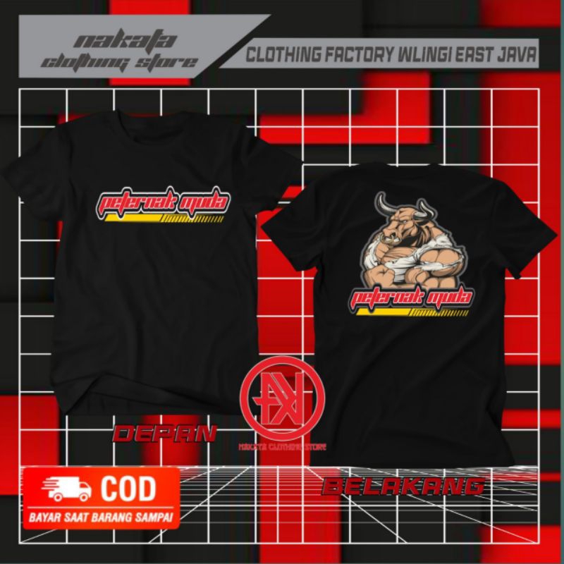 kaos peternak sapi peternak muda