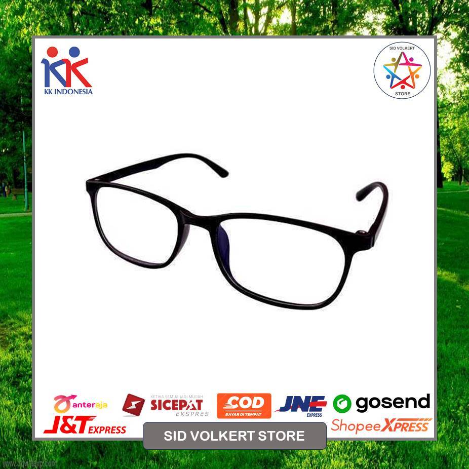 KK Kacamata ION Pria Wanita Remaja KK Indonesia Original Anti Blue Light Melindungi Mata Dari Sinar 