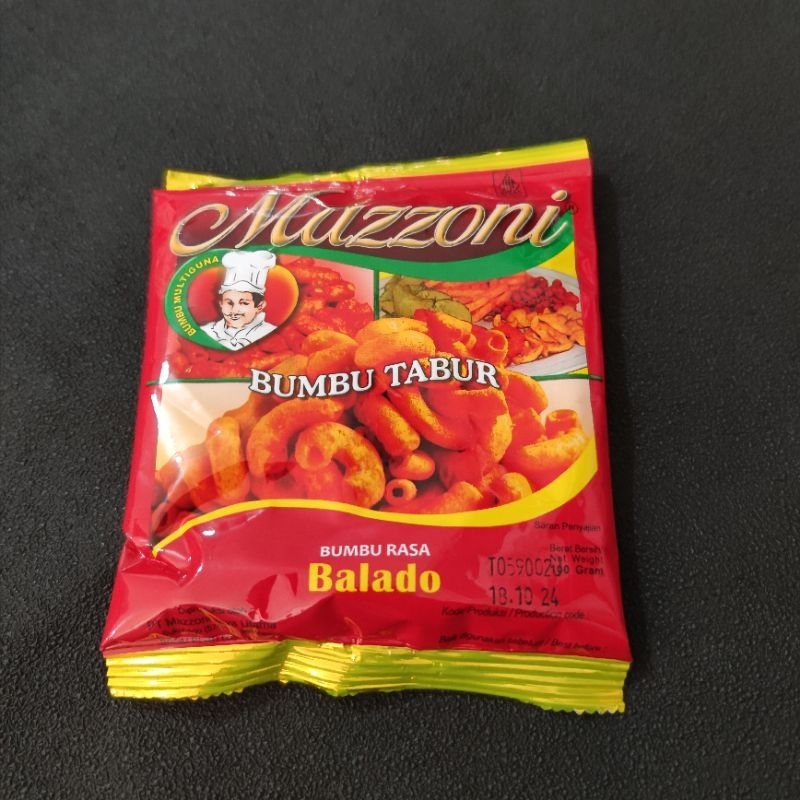 

Bubuk bumbu tabur MAZZONI balado pedas manis
