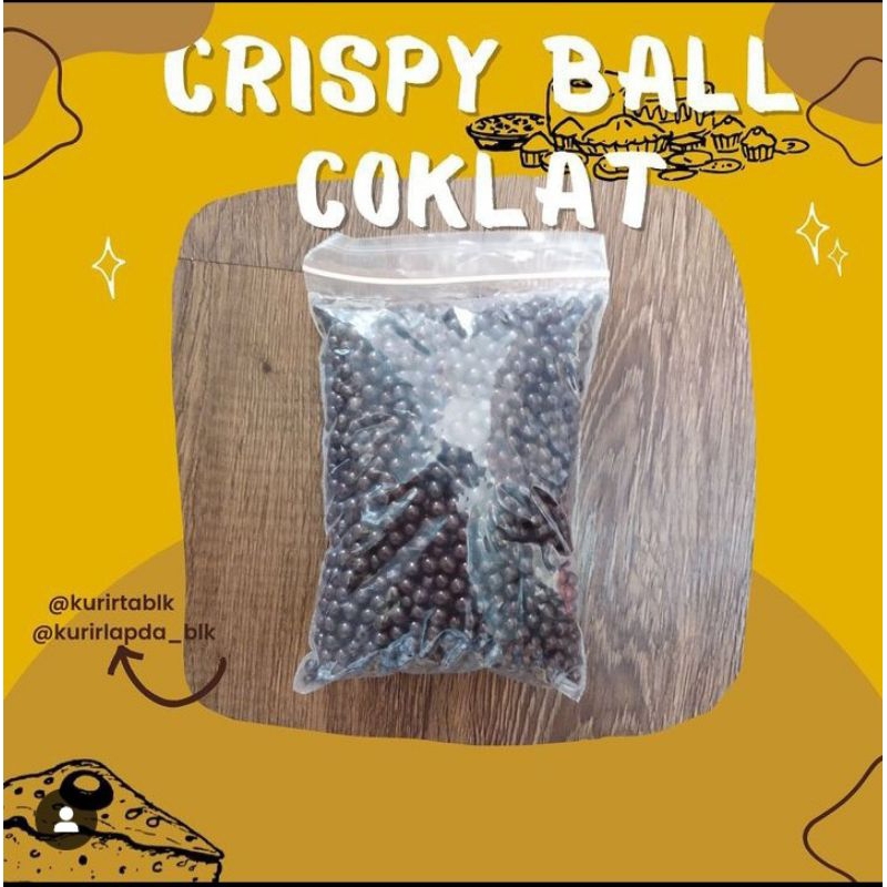 

Crispy ball Coklat